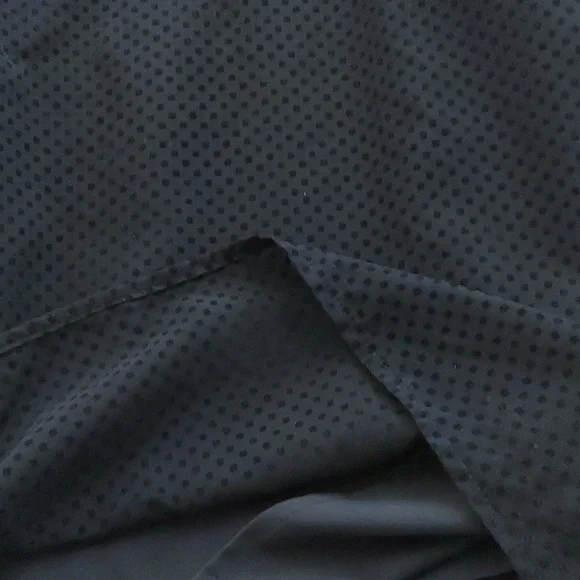 Banana Republic Navy Blue V Neck Polka Dot Textured Lined Sleeveless Top M - Picture 8 of 8